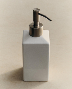 Zara Home дозатор для жидкого мыла, фаянс, белый