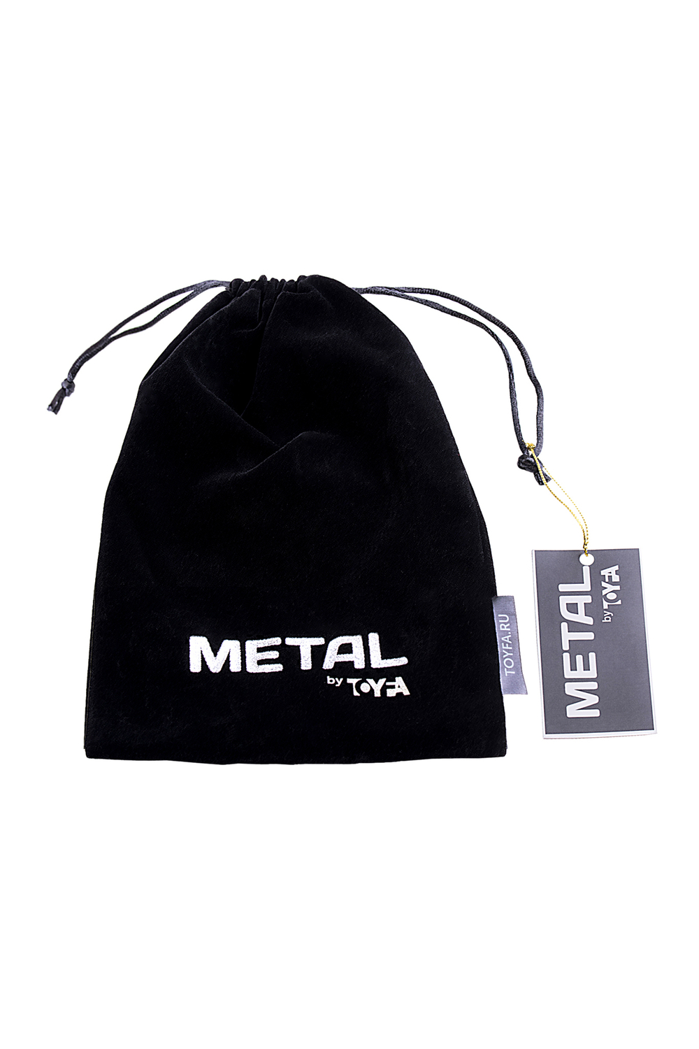 Стринги TOYFA Metal с двумя шарами, серебряные