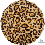 Шар Фольгированный Леопард Сафари (Коричневый)