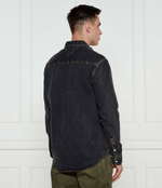 Джинсовая рубашка Tommy Jeans - серый(DM0DM21103)