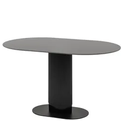 Стол Must 130х80 см, чёрная керамика