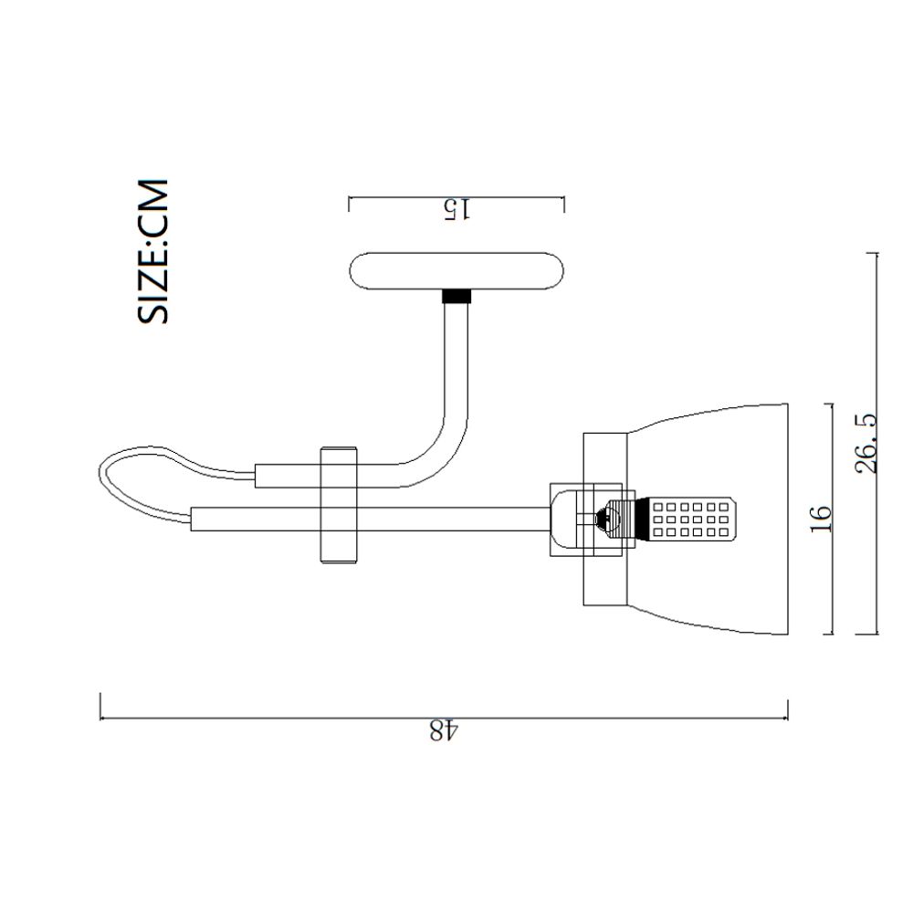 Бра Ram W Black By Imperiumloft