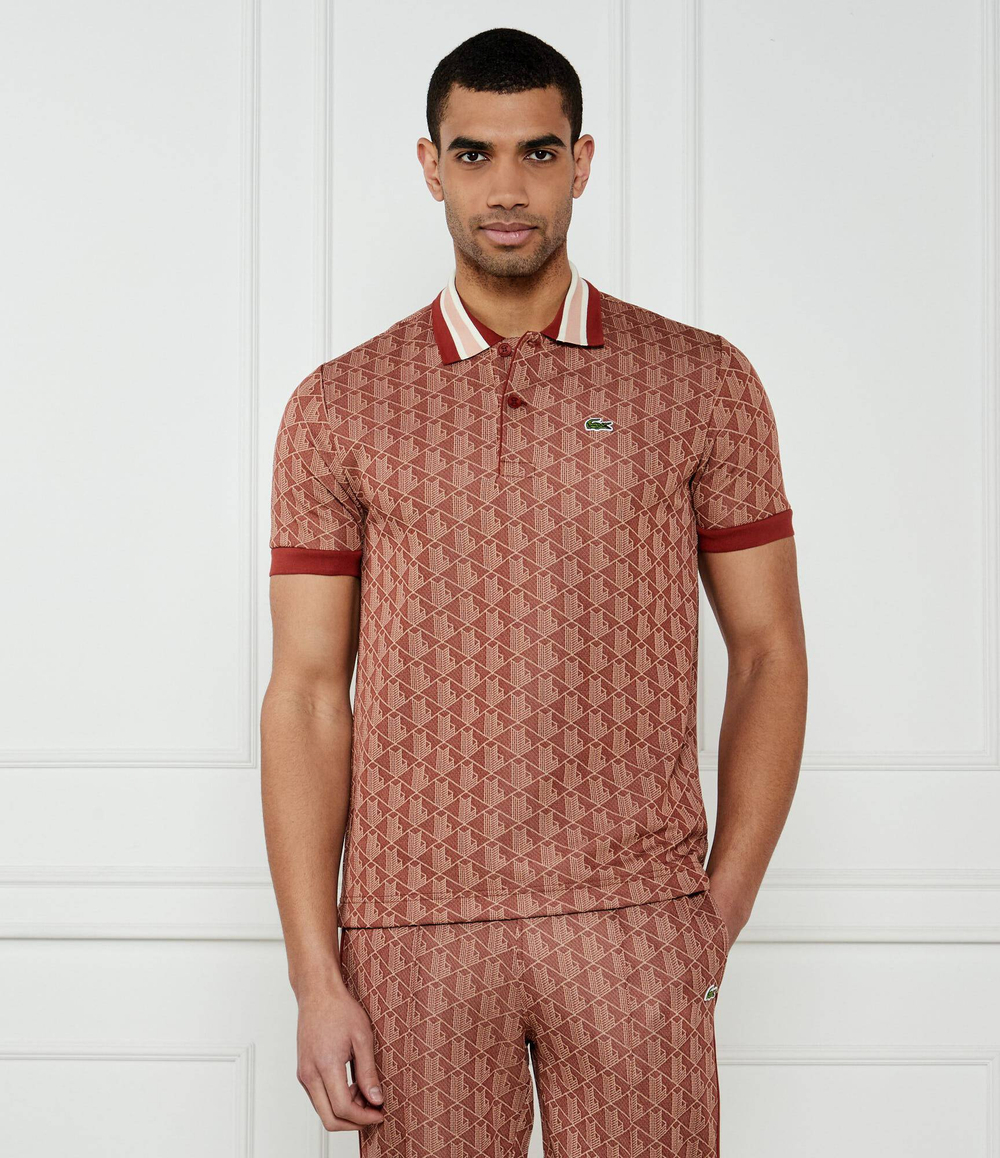 Поло Lacoste - оранжевый(DH1417)