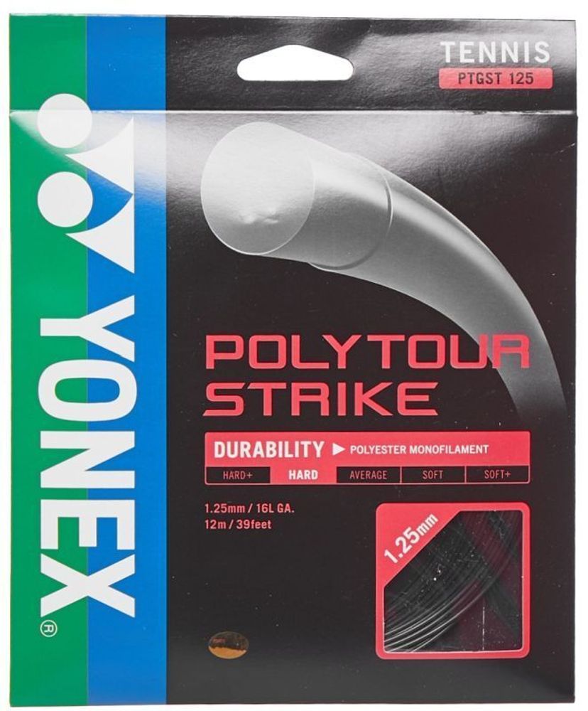 Теннисные струны Yonex Poly Tour Strike (12 m) - black