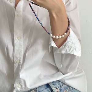 Multicolored phone strap