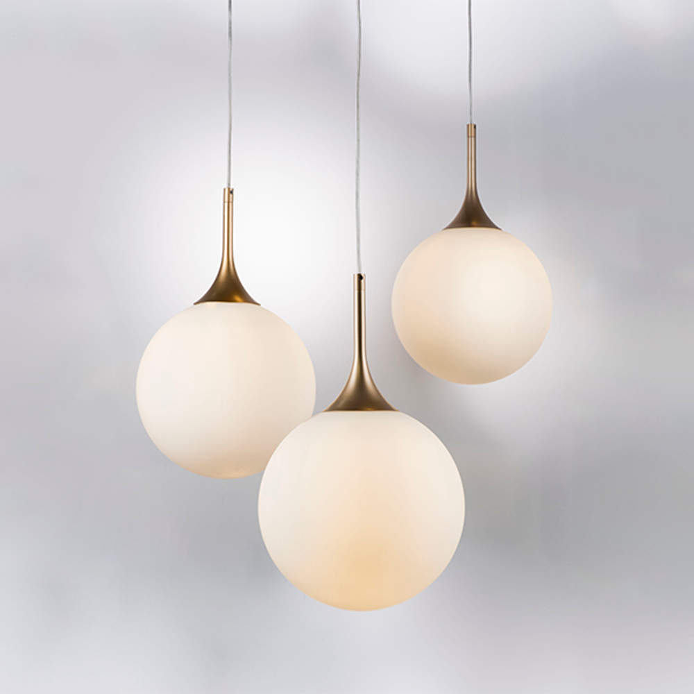 813033 Подвес GLOBO 1х40W E14 шампань/белый