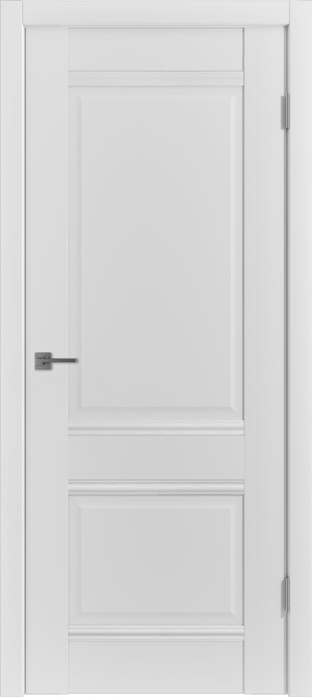 Межкомнатная дверь  VFD (ВФД) EC2 ДГ Emalex Ice (матовая белая, без текстуры)