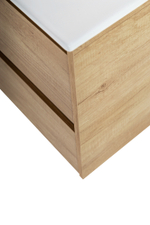 Тумба подвесная с раковиной BelBagno KRAFT 39-700/390-2C-SO-RNN