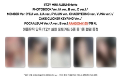 Альбом ITZY - Motto (CAKE CLICKER KEYRING Ver.) - с подарками за предзаказ