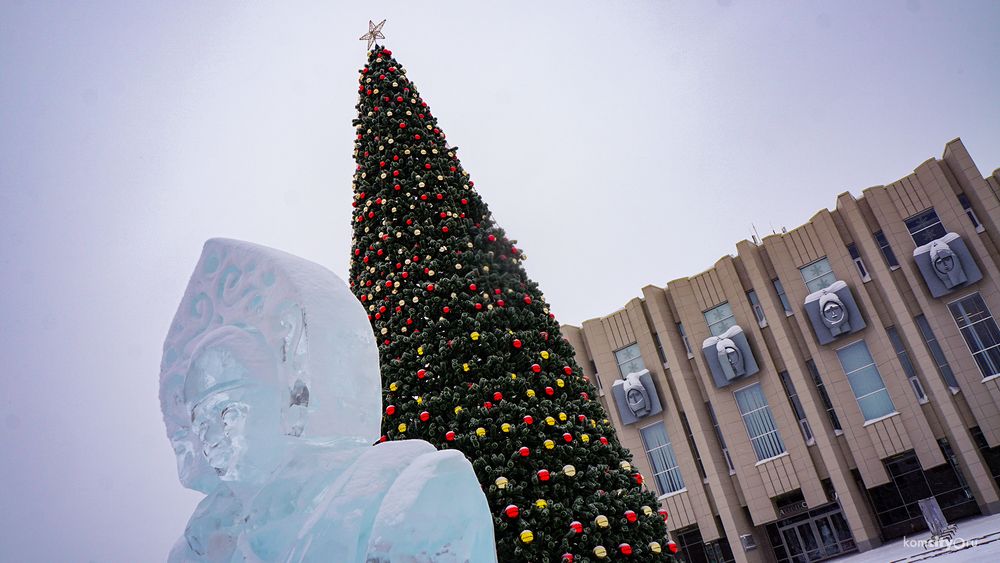 Большие шары на елку