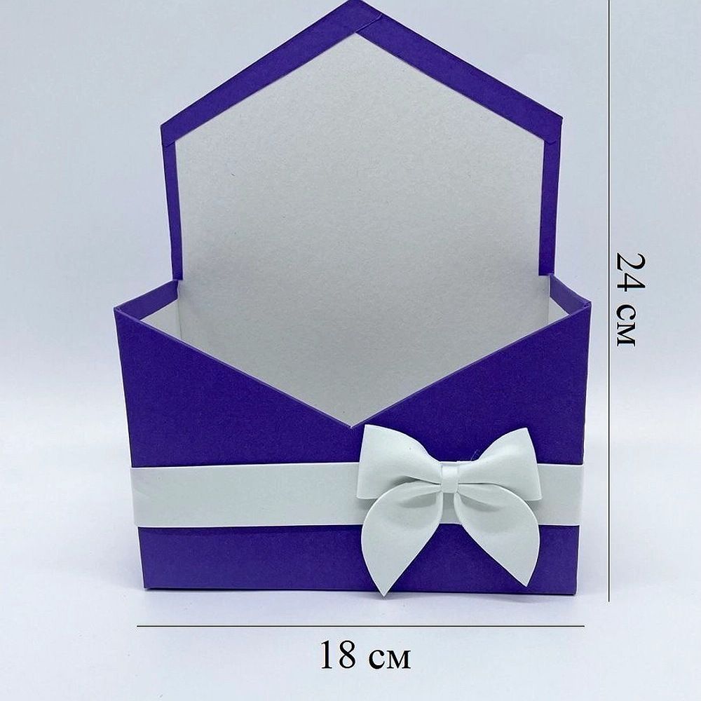 Конверт С БАНТОМ 180*240*70 СЛИВА