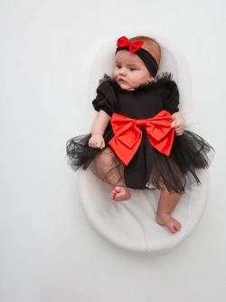 Платье-боди для новорожденной