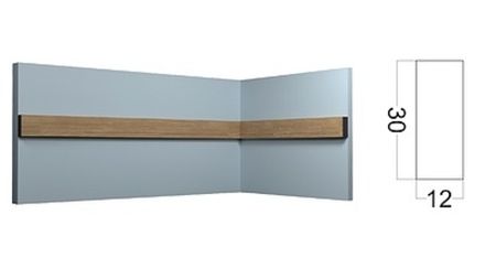 Молдинг Контур окрашенный, 30x12 мм