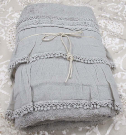 Набор полотенец 2шт Opificio Dei Sogni Violette argilla серый