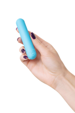 Вибропуля A-toys Murr голубая 10 см