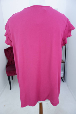 Блузка BONITA из вискозы в ягодном оттенке, маркировка 44, по замерам 50 размер