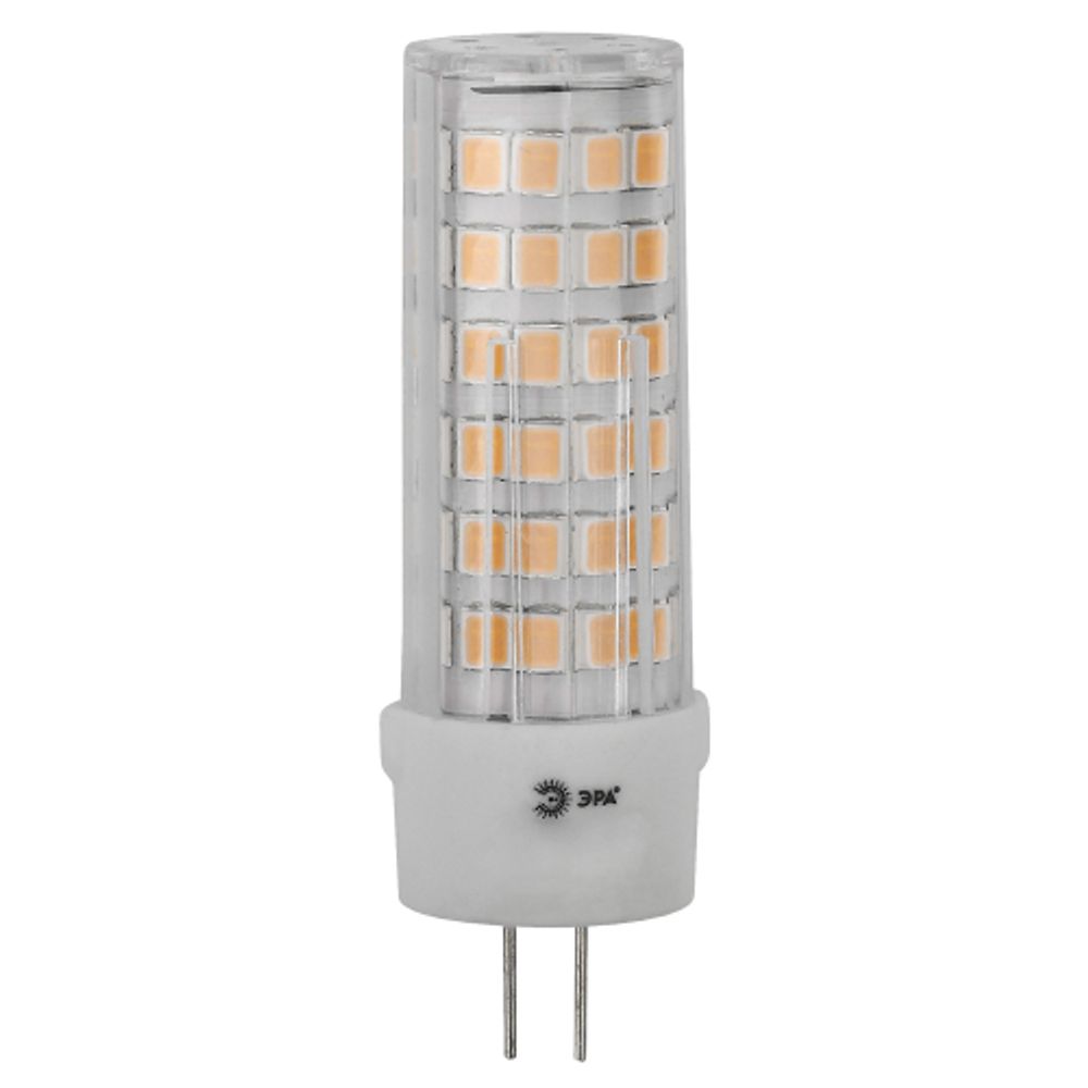 Лампа светодиодная ЭРА STD LED JC-5W-12V-CER-827-G4 G4 5 Вт керамика капсула теплый белый свет | Лампы cветодиодные Капсульные (G4, G9)