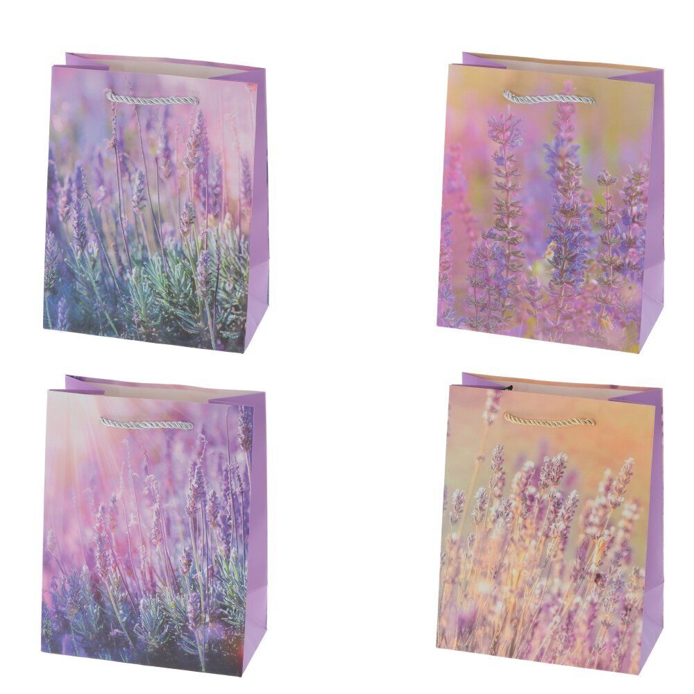 GAEM Пакет подарочный (бумага 210г/м2, блок 12шт), L18 W10 H23 см, 4в.