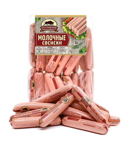 Сосиски молочные ГОСТ 350 гр