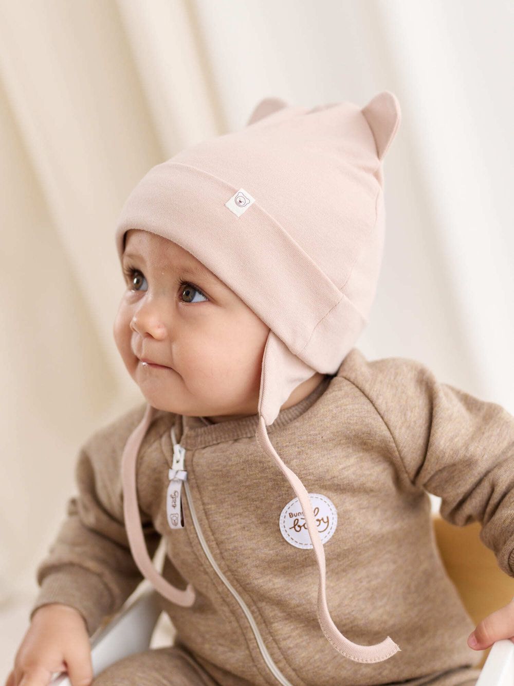 Шапка трикотажная двухслойная "Крем-брюле" 0+