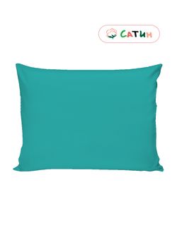 Наволочка 1 шт сатин Milky Garden "Зеленый" 50x70 см на молнии