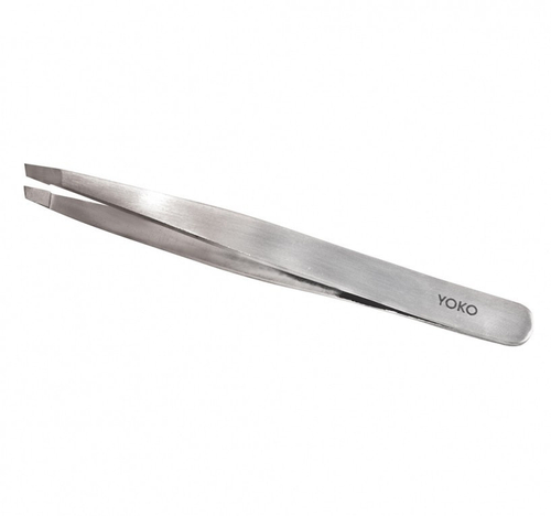 YOKO Пинцет SP 008 скошенный матовый, 95 мм