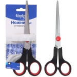 Ножницы универсальные бытовые «ИДЕЯДОМА», цвет черный, 17.4см (блистер Селфи)