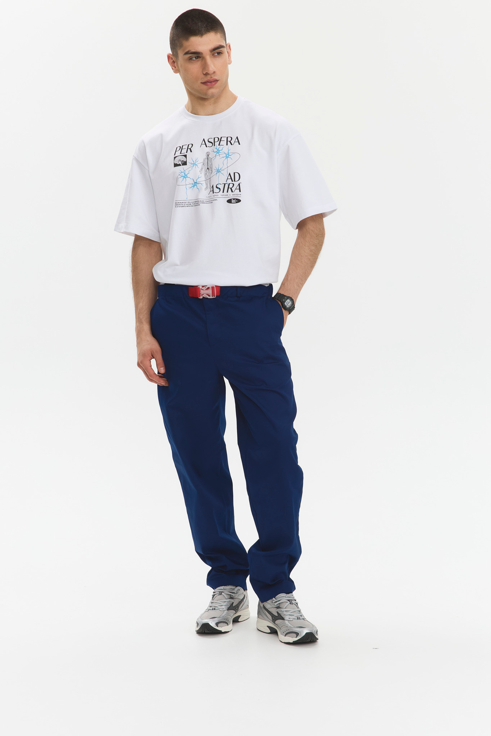 Брюки медицинские мужские Прагмо, нэви