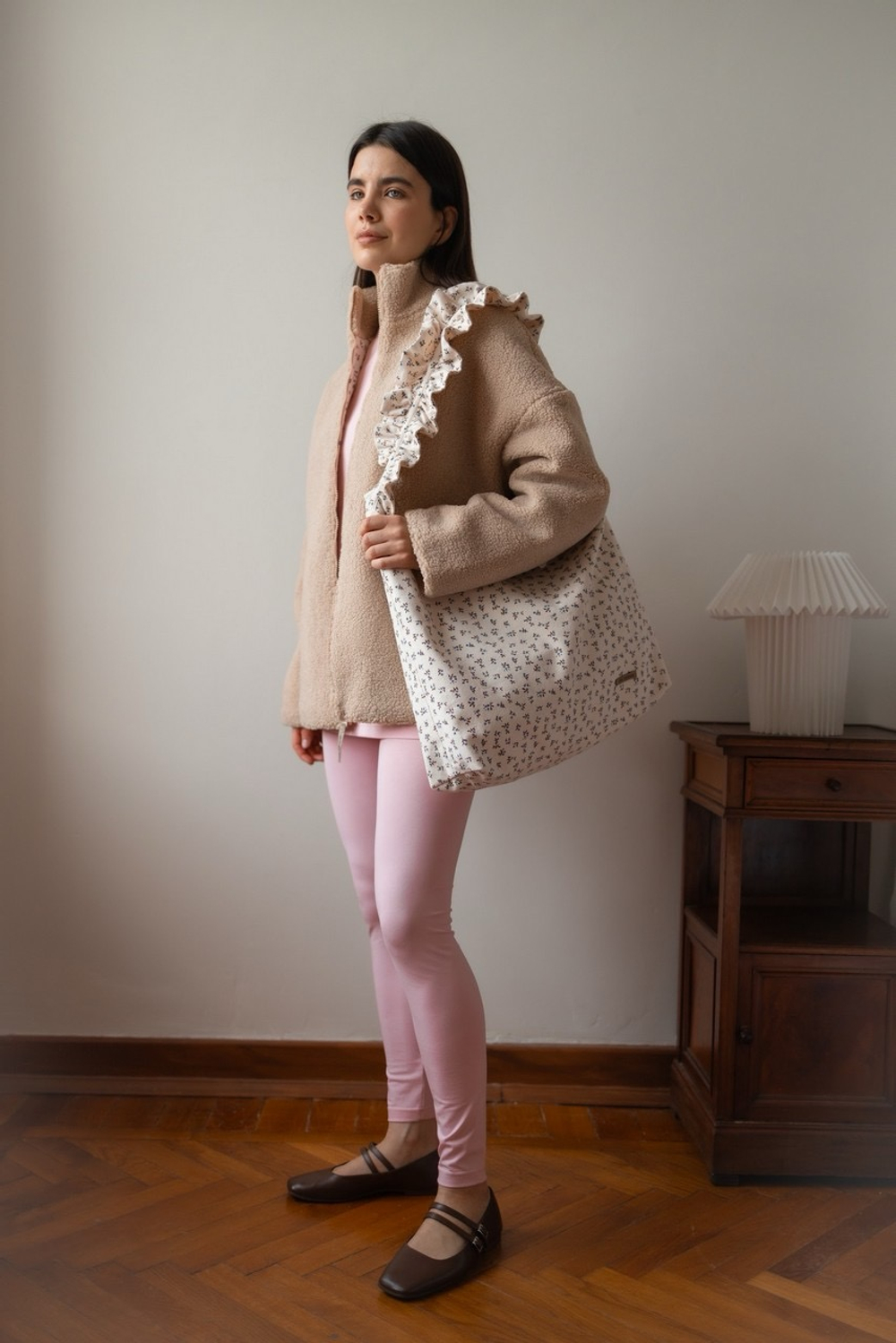 Легинсы с мягким поясом, Нежно-розовый