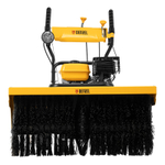 Гибридная снегоуборочная машина с функц. подметания SWB-800, 212 сс, руч. старт, 2 насадки// Denzel