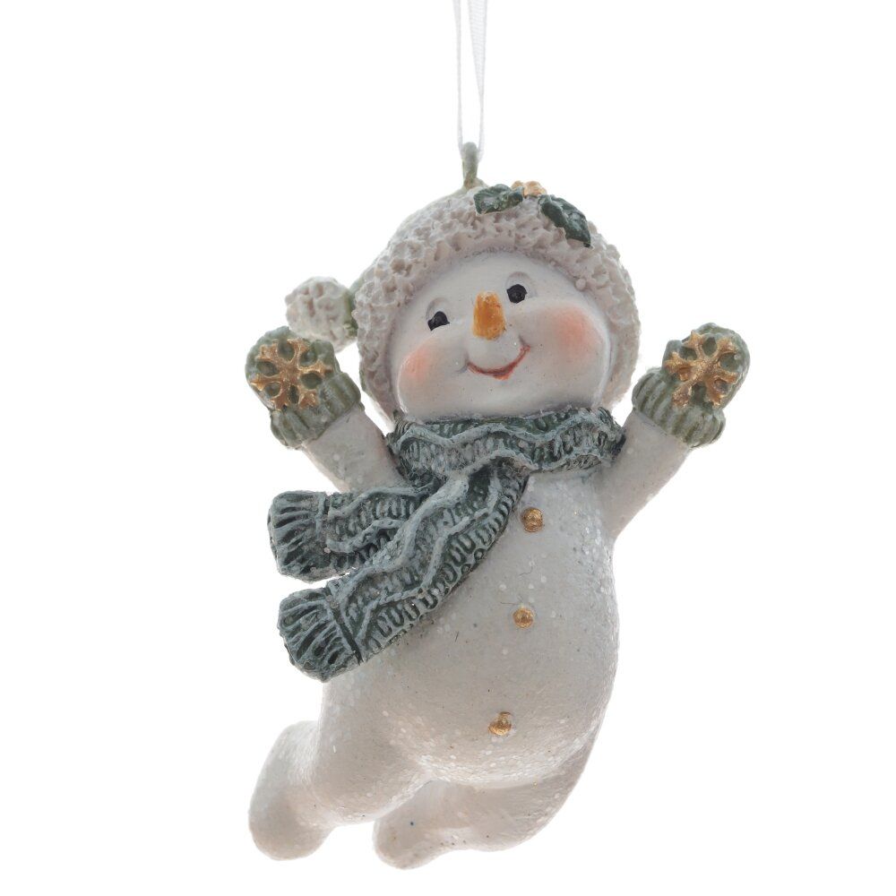 GAEM Изделие декоративное подвесное "Снеговик", L5 W4 H7,5 см, 2в.