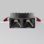 Встраиваемый светодиодный светильник Maytoni Alfa LED DL043-02-10W4K-SQ-B-1