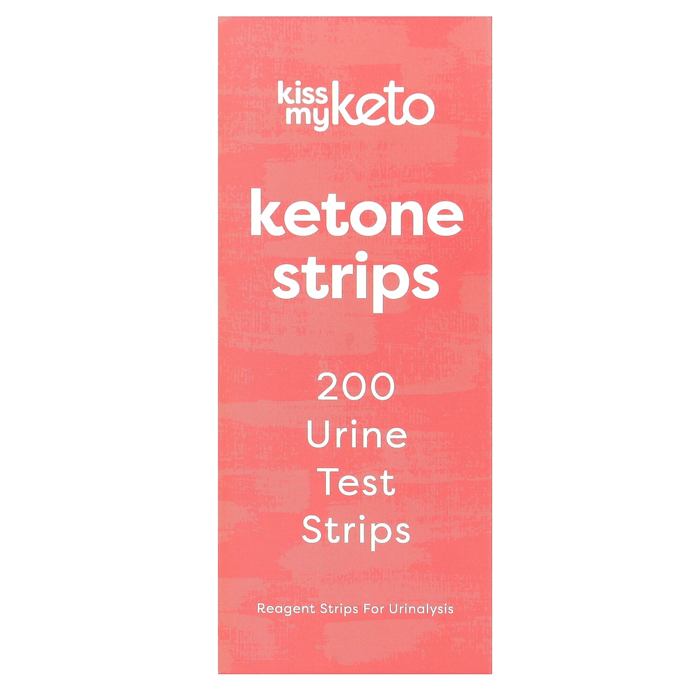 Kiss My Keto, Ketone Strips, 200 полосок для анализа мочи
