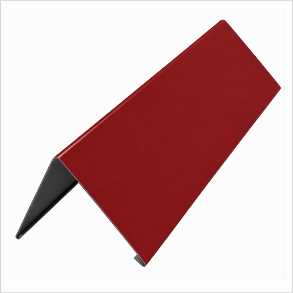 Планка конька простая 140 140 мм пог.м РАЛ 3011