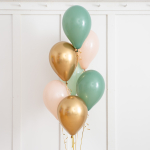 Фонтан шаров "Золото эвкалипта"