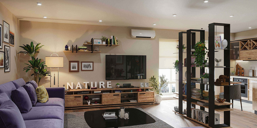 Гостиная Nature. Комплект 4, дуб табачный