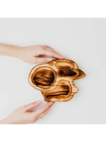 Менажница "Кролик" из Сибирского кедра