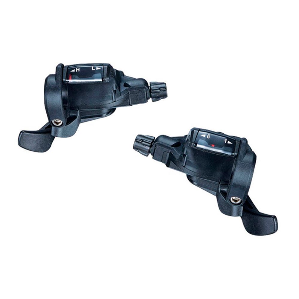 Шифтеры 3х6 скор, совместимы с Shimano, пара, 235г.TS38-6