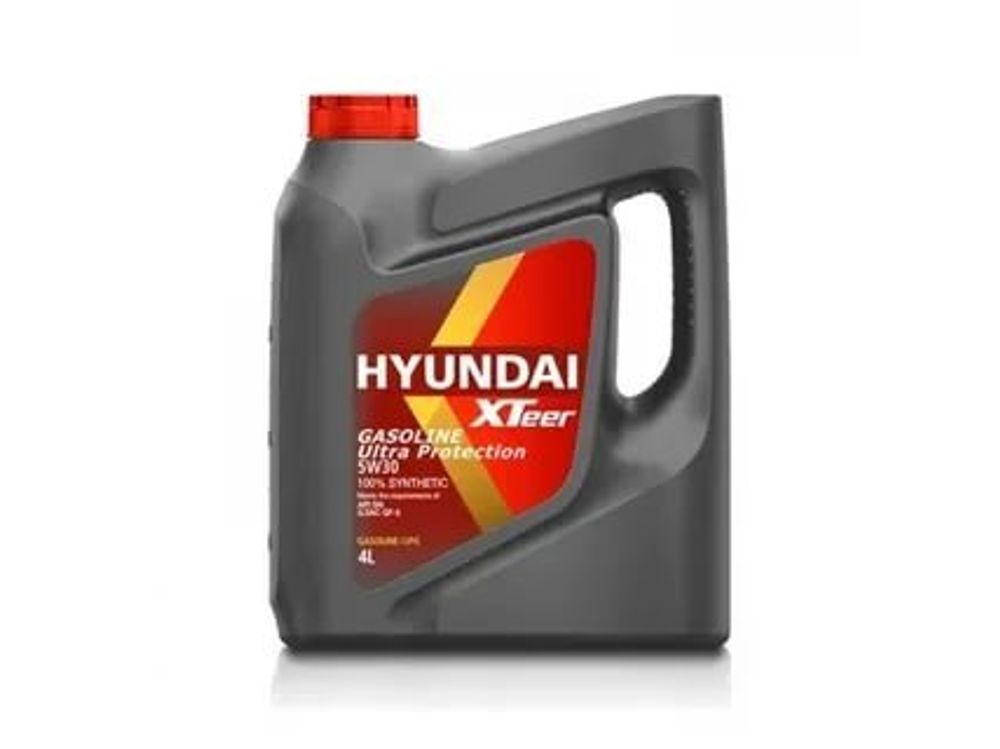 HYUNDAI 1041002 XTeer Gasoline Ultra Protection SN/GF-5 5 W30 4L (Корея) моторное масло