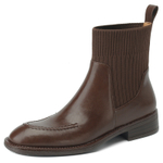 ReneChristine Cow Leather Ankle Boots 3cm Women"s