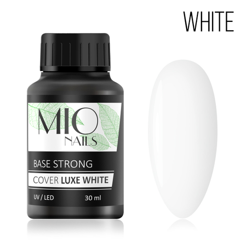 Mio Nails Base luxe cover white, 30 мл