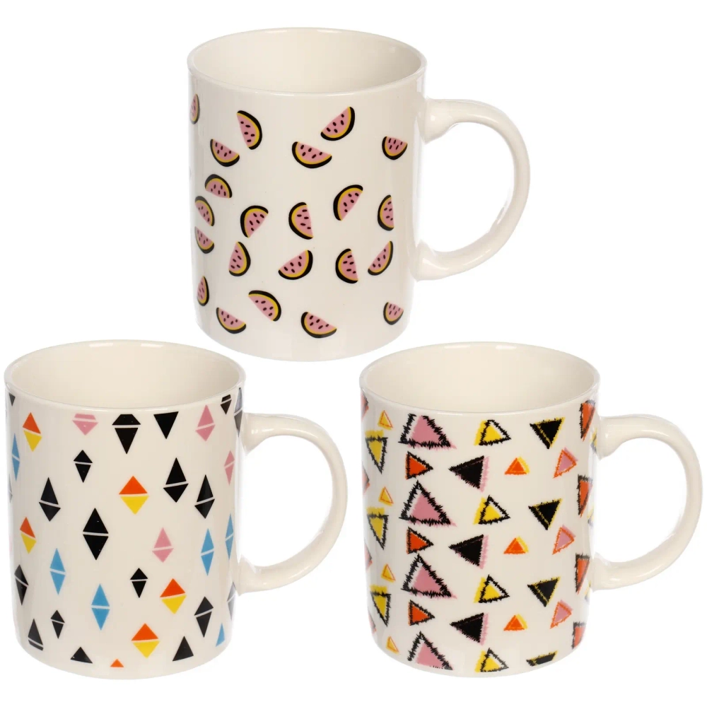 Кружка керамическая 330мл «Радужное вдохновение», микс рисунков