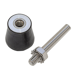 Хвостовик с опорным роликом 1''(25мм) RockForce##Rock FORCE RF-ABR19-25