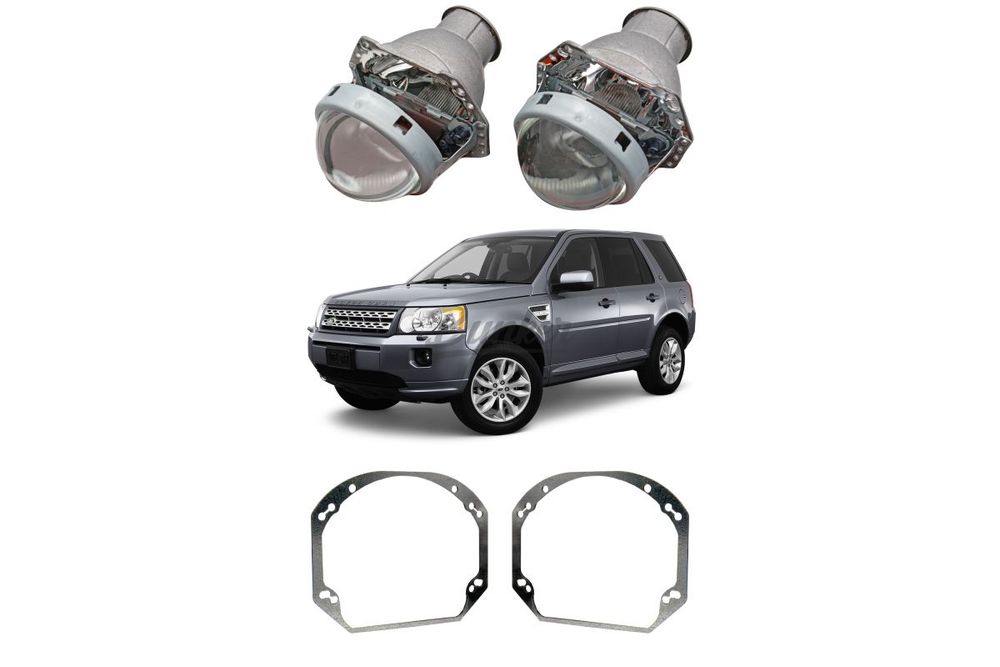 Готовый комплект для замены штатных линз Visteon Land Rover Freelander II 2006-2014