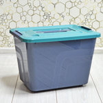 Ящик для хранения 18л с лотком и ручкой Bergen Fjord, вулканический базальт