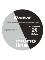 Леска для рыбалки Nisus MONOLINE Universal Nylon Transparent 0,50mm/100m (N-MU-050-100)
