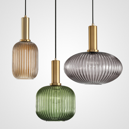 Pendant design lamp Iris A  (Grey)
