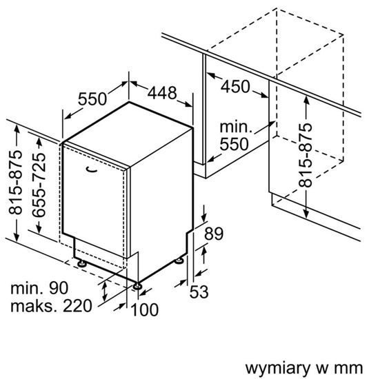Встраиваемая посудомоечная машина Bosch SPV 66TX00