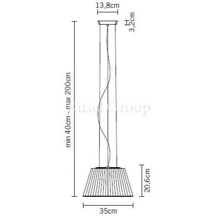 Подвесной светильник Fabbian Flow D87 A04 00