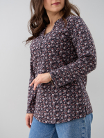 Блузка БЛ-22/серый-терракответочка